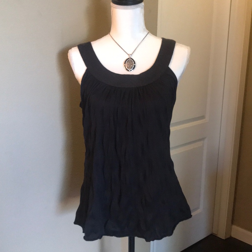 Black Michael Kors dressy long tank top